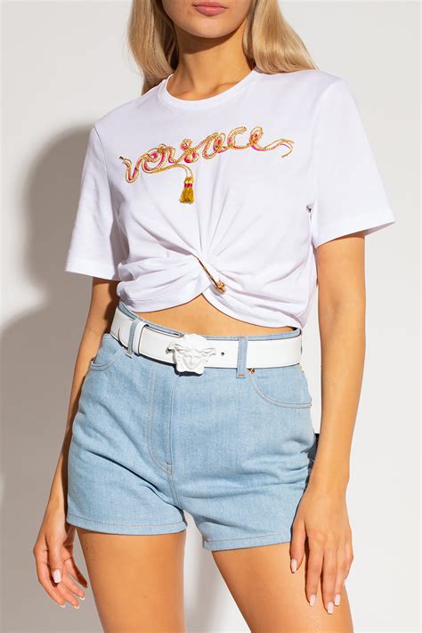 versace shorts|versace denim shorts.